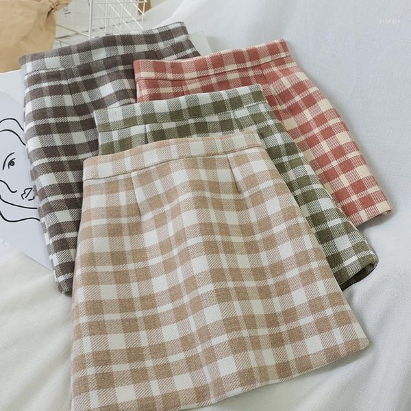 2019 autumn winter jupe femme korean chic vinatge a-line mini skirt women high waist plaid woole pencil skirts womens1, Black
2019 autumn winter jupe femme korean chic vinatge a-line mini skirt women high waist plaid woole pencil skirts womens1, Black