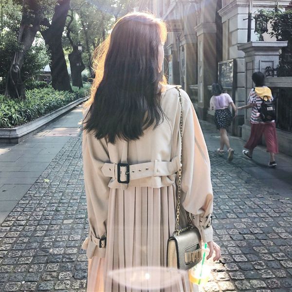 mode 2020 autumn/single casual autumn breasted simple classic long trench coat woman with chic female vintage jacket vbtp, Tan;black
mode 2020 autumn/single casual autumn breasted simple classic long trench coat woman with chic female vintage jacket vbtp, Tan;black