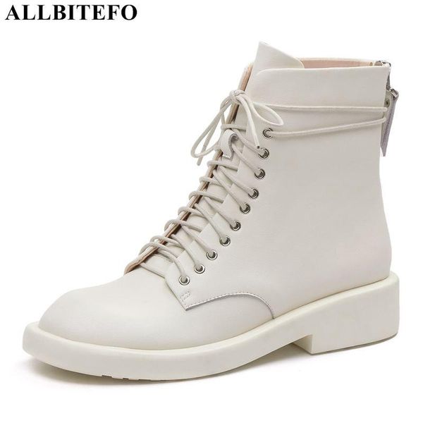 allbitefo natural genuine leather women boots cross tied fashion leisure autumn winter low heel shoes boots women's ankle, Black
allbitefo natural genuine leather women boots cross tied fashion leisure autumn winter low heel shoes boots women's ankle, Black