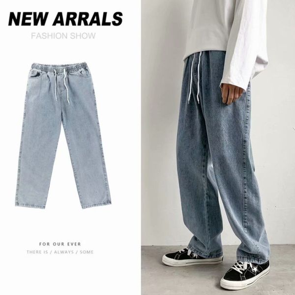 men's brim 2021 pants spring and winter new light straight through rubbing jeans fashion young clothes sq73, Blue
men's brim 2021 pants spring and winter new light straight through rubbing jeans fashion young clothes sq73, Blue