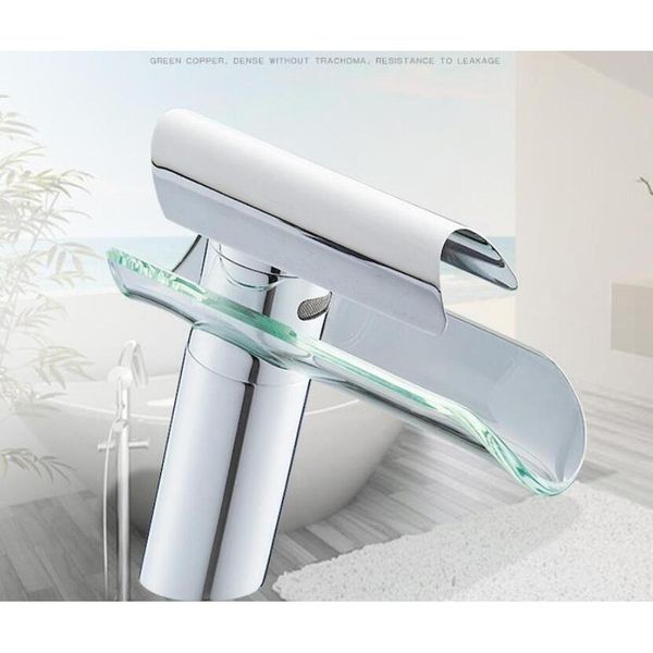 new glass waterfall brass electroplating faucet bathroom counter basin washing basin and cold mixing wmtxue toys2010
new glass waterfall brass electroplating faucet bathroom counter basin washing basin and cold mixing wmtxue toys2010