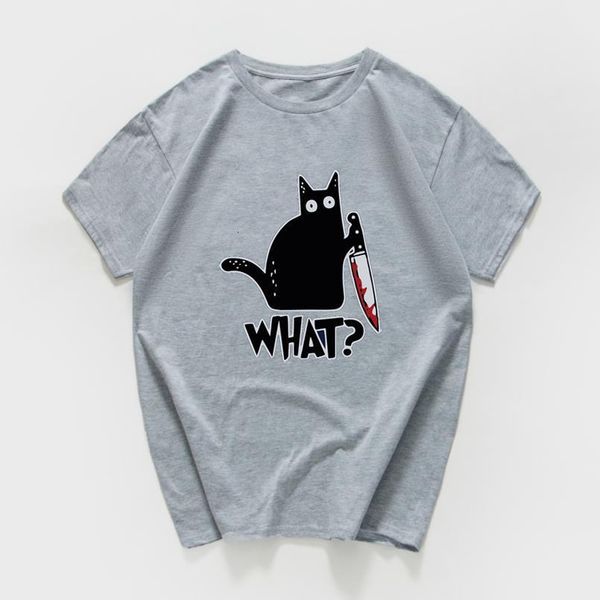 cat with a knife print tshirt women casual funny t shirt women streetwear female loose novelty women t-shirt cool tee shirt, White
cat with a knife print tshirt women casual funny t shirt women streetwear female loose novelty women t-shirt cool tee shirt, White