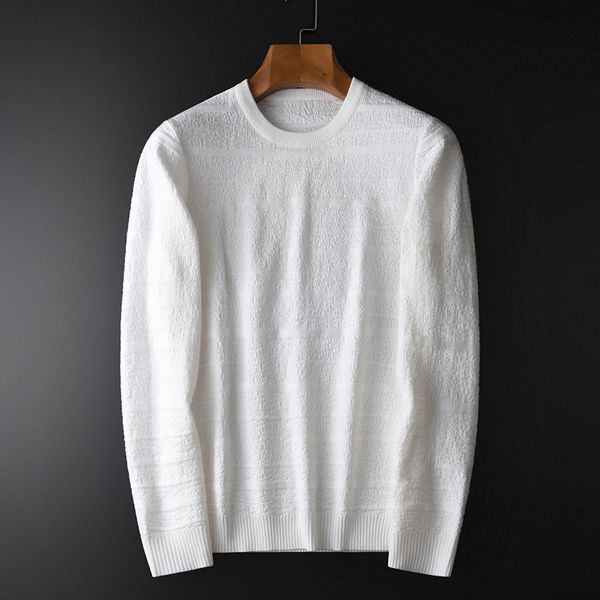 minglu mens sweater luxury soft 3d jacquard knitting round neck sweater male autumn and winter slim fit elasticity sweaters man 201026, White;black
minglu mens sweater luxury soft 3d jacquard knitting round neck sweater male autumn and winter slim fit elasticity sweaters man 201026, White;black