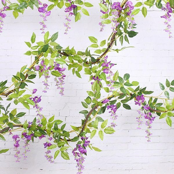 decorative flowers & wreaths 4pcs 2m artificial wisteria garland vine rattan hanging wedding decor contains 96 pcs flower heads1
decorative flowers & wreaths 4pcs 2m artificial wisteria garland vine rattan hanging wedding decor contains 96 pcs flower heads1