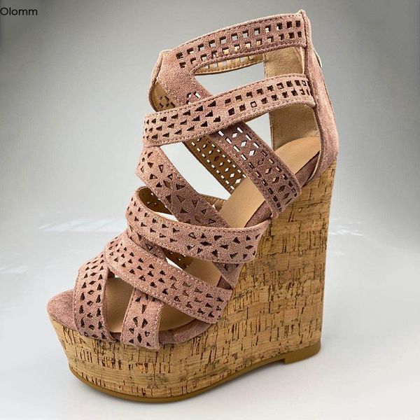 sandals olomm 2021 handmade women platform wedges high heels open toe pretty pink party shoes us plus size 5-15, Black
sandals olomm 2021 handmade women platform wedges high heels open toe pretty pink party shoes us plus size 5-15, Black