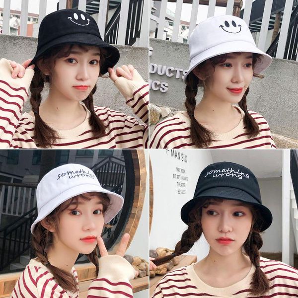 women men summer embroidered letters bucket hats wide brim outdoor hats hiking beach sports casual wear, Blue;gray
women men summer embroidered letters bucket hats wide brim outdoor hats hiking beach sports casual wear, Blue;gray