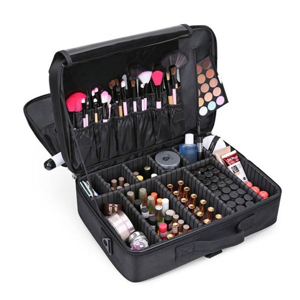 dlyldqh women professional makeup organizer large capacity waterproof portable cosmetic beauty manicure storage bag y200714, Blue;pink
dlyldqh women professional makeup organizer large capacity waterproof portable cosmetic beauty manicure storage bag y200714, Blue;pink