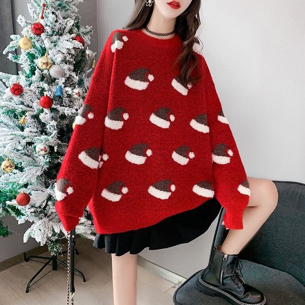 couple loose custom knit christmas jumper pullover designer ugly christmas sweater, White;black
couple loose custom knit christmas jumper pullover designer ugly christmas sweater, White;black