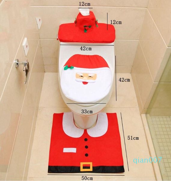 zch0santa christmas decoration reindeer toilet seat covers rug l bathroom set xmas gift 4pcs/set lxl376-a 
zch0santa christmas decoration reindeer toilet seat covers rug l bathroom set xmas gift 4pcs/set lxl376-a