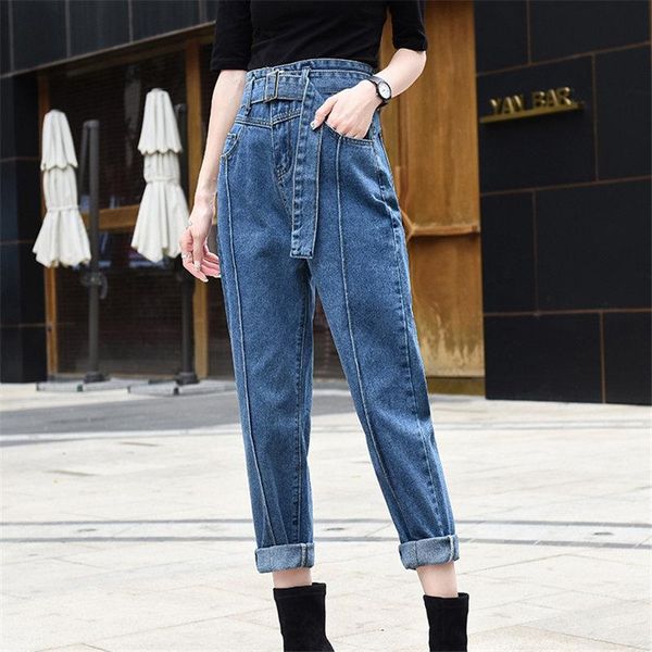 women's jeans 2021 autumn women feminine casual slender fresh all match loose jean denim ankle length harem pants, Blue
women's jeans 2021 autumn women feminine casual slender fresh all match loose jean denim ankle length harem pants, Blue