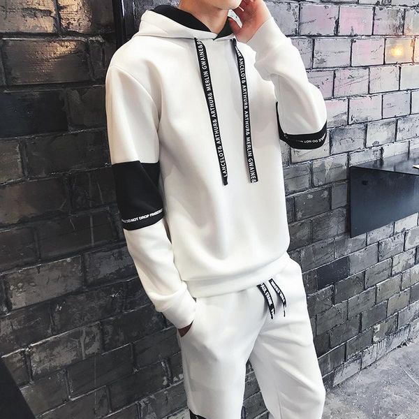 men's tracksuits spring clothes 2021 tracksuit men long track suits jogging o-neck street wear elastic waist gym sweatpants two piece s, Gray
men's tracksuits spring clothes 2021 tracksuit men long track suits jogging o-neck street wear elastic waist gym sweatpants two piece s, Gray