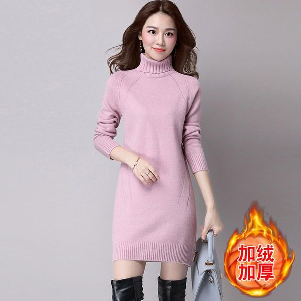 2021 autumn winter women high-necked pullovers oversized solid color plus velvet thickening warm lady sweaters jumper pull femme, White;black
2021 autumn winter women high-necked pullovers oversized solid color plus velvet thickening warm lady sweaters jumper pull femme, White;black