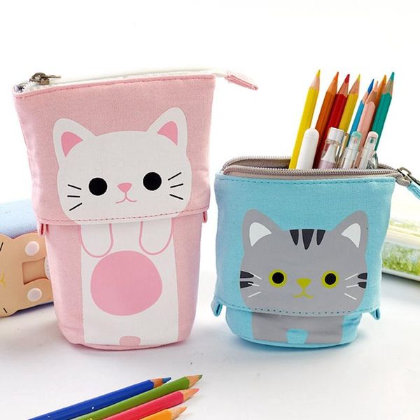 cartoon cosmetic bags foldable cute cat canvas fold standing holder pen pencil bag case stationery organizer kids gifts
cartoon cosmetic bags foldable cute cat canvas fold standing holder pen pencil bag case stationery organizer kids gifts