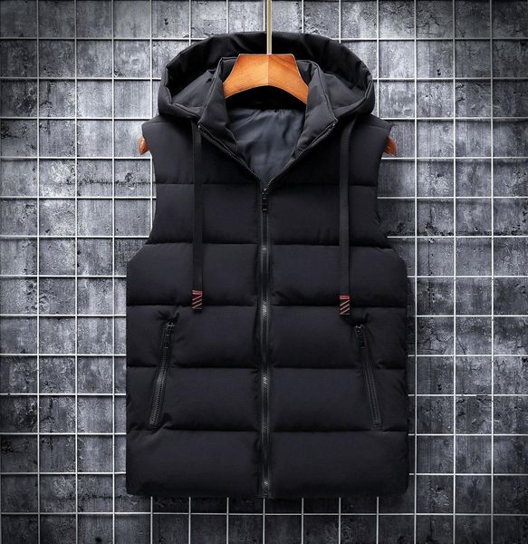 autumn winter 2020 vest men casual waistcoat sleeveless jackets woih hooded warm mens vests bodywarmer down vest for men 6xl, Black;white
autumn winter 2020 vest men casual waistcoat sleeveless jackets woih hooded warm mens vests bodywarmer down vest for men 6xl, Black;white