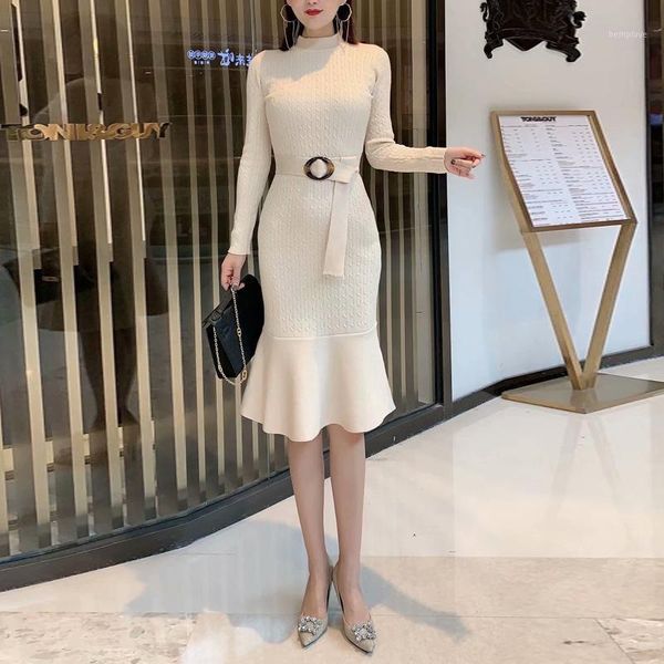 autumn new style base,outer wear women's fashion casual elegant chic long sleeve slim knitted mermaid dress1, Black;gray
autumn new style base,outer wear women's fashion casual elegant chic long sleeve slim knitted mermaid dress1, Black;gray
