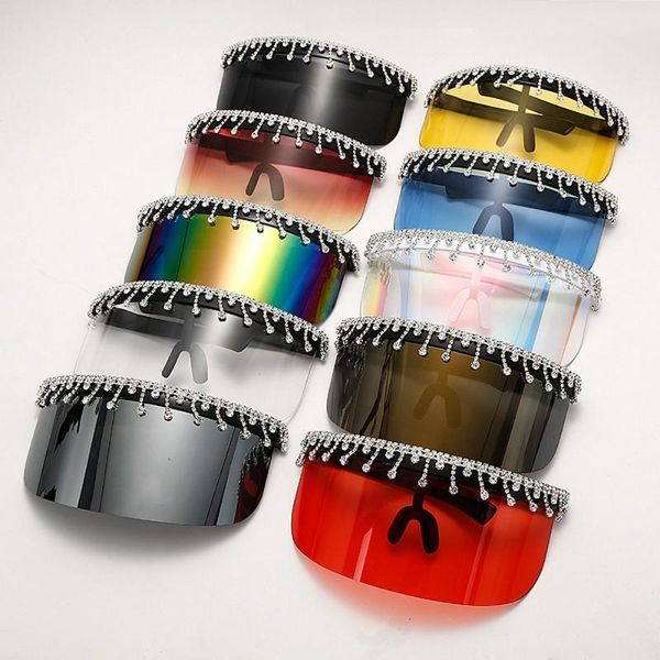 sunglasses 2021 luxury color lens women vintage rhinestone punk sun glasses men large size windproof diamond sunglass nx, White;black
sunglasses 2021 luxury color lens women vintage rhinestone punk sun glasses men large size windproof diamond sunglass nx, White;black