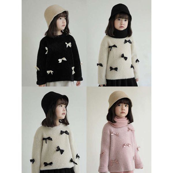 sweater girls' all in one cashmere 2020 new children's cloth winter lovely bow baby warm foreign sle, Blue
sweater girls' all in one cashmere 2020 new children's cloth winter lovely bow baby warm foreign sle, Blue