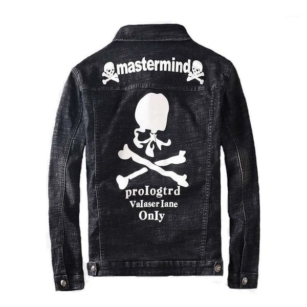 kiovno men fashion denim jackets skull printed black color jeans jackets outwear for male high street1, Black;brown
kiovno men fashion denim jackets skull printed black color jeans jackets outwear for male high street1, Black;brown
