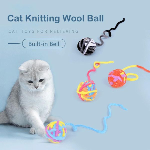new funny long tail fuzzy cats wool ball toy colorful rope ball for cats multi color yarn balls with rattle cat toys
new funny long tail fuzzy cats wool ball toy colorful rope ball for cats multi color yarn balls with rattle cat toys