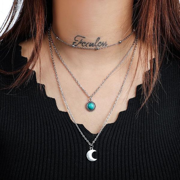 brling new 2020 fashion ins vintage chain pendant choker simple geometry moon horns flowers necklace for women girls gifts party, Golden;silver
brling new 2020 fashion ins vintage chain pendant choker simple geometry moon horns flowers necklace for women girls gifts party, Golden;silver