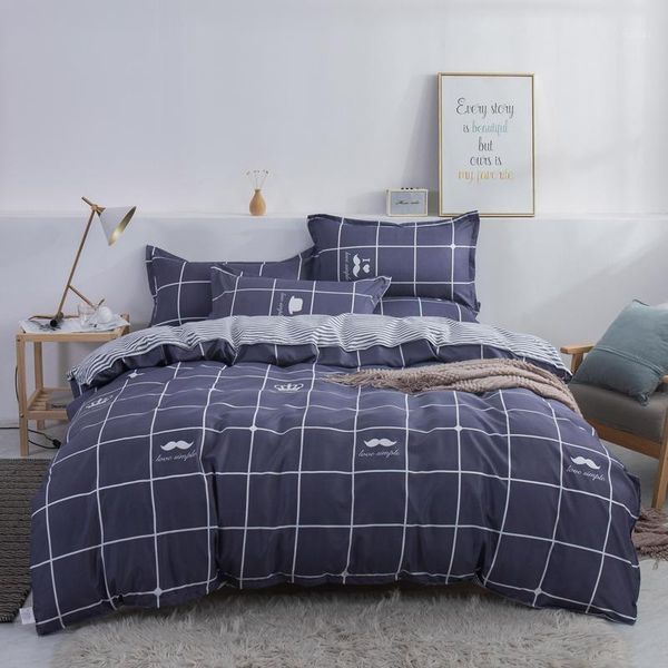 personalized design pattern bed combination home textile products including quilt cover, bed sheet and pillowcase1