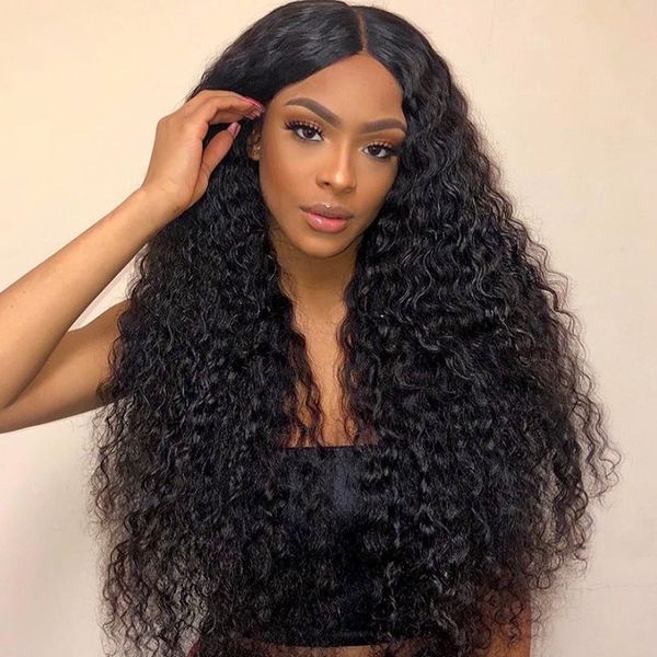 13x4 curly lace front human wigs deep wave wig brazilian remy hair preplucked with baby hair wig for black women human hair, Black;brown
13x4 curly lace front human wigs deep wave wig brazilian remy hair preplucked with baby hair wig for black women human hair, Black;brown