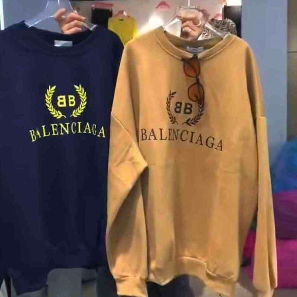 hoodie balenciga designer paris autumn fashion brand paris home double b wheat ear round neck pure cotton sweater loose men's and women, Black
hoodie balenciga designer paris autumn fashion brand paris home double b wheat ear round neck pure cotton sweater loose men's and women, Black
