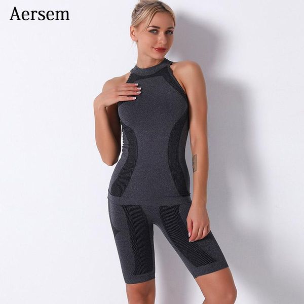 yoga outfits aersem knitting sports set women seamless crop shorts workout clothes sleeveless striped indoor suit for female running, White;red
yoga outfits aersem knitting sports set women seamless crop shorts workout clothes sleeveless striped indoor suit for female running, White;red