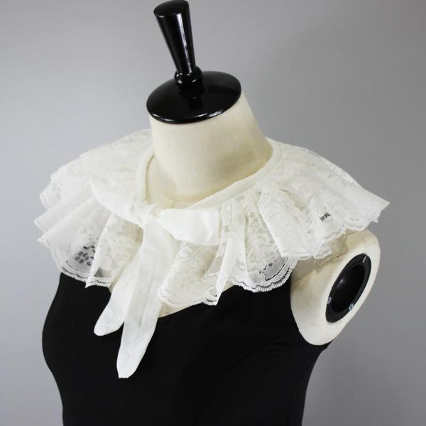bow ties white lace floral fake collars women necklace choker false for half shirt blouse dress detachable collar neck ruff shawl, Black;gray
bow ties white lace floral fake collars women necklace choker false for half shirt blouse dress detachable collar neck ruff shawl, Black;gray