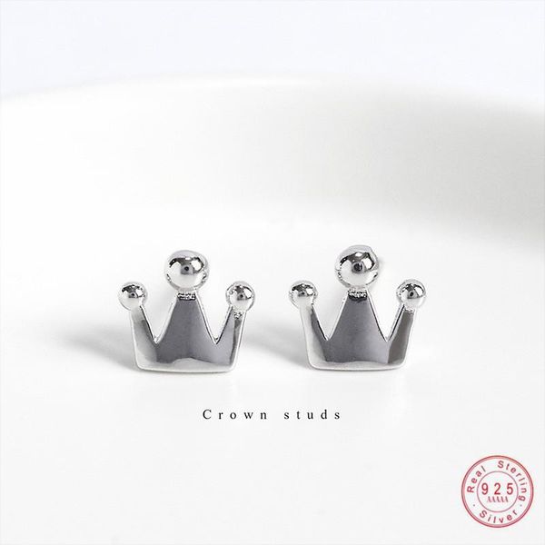 stud 925 sterling silver korean version mini cute crown earrings women fashion simple wedding party jewelry accessories, Golden;silver
stud 925 sterling silver korean version mini cute crown earrings women fashion simple wedding party jewelry accessories, Golden;silver
