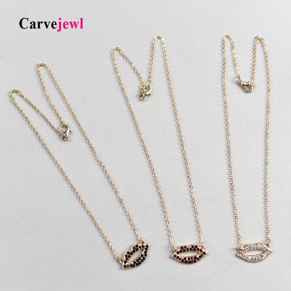 pendant necklaces carvejewl short necklace crystal rhinestone cute mouth thin simple chain for women jewelry girl gift wholesale, Silver
pendant necklaces carvejewl short necklace crystal rhinestone cute mouth thin simple chain for women jewelry girl gift wholesale, Silver