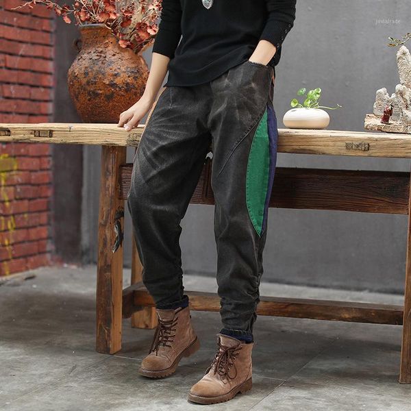 women's jeans spring autumn retro women casual all-match denim pants ladies elastic waist pocket panelled bleached vintage trousers1, Blue
women's jeans spring autumn retro women casual all-match denim pants ladies elastic waist pocket panelled bleached vintage trousers1, Blue