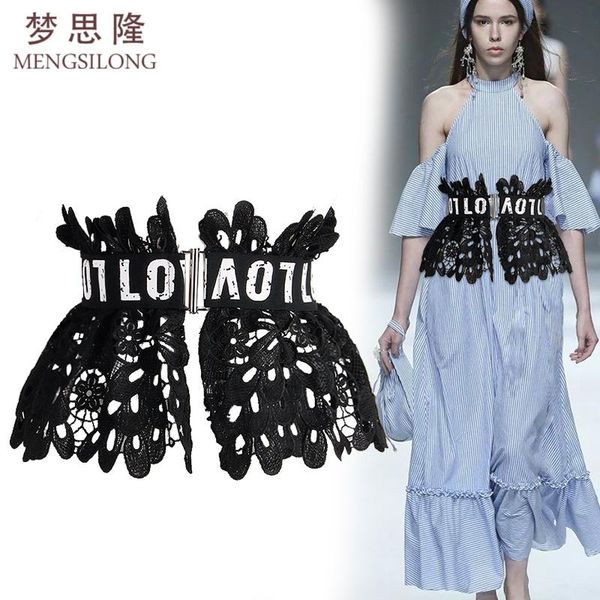 fashion lady's nice "love" black white lace wild belt with elastic dress shirt girdle width:24cm length :65cm, Black;brown
fashion lady's nice "love" black white lace wild belt with elastic dress shirt girdle width:24cm length :65cm, Black;brown