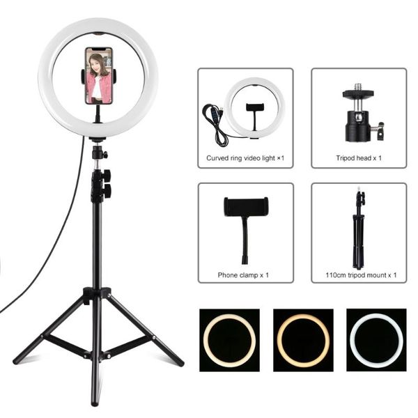 lanbeika 10.2'' 26cm usb 3 modes dimmable led selfie ring light video youtube vogging lamp 1.1m tripod stand live broadcast kit
lanbeika 10.2'' 26cm usb 3 modes dimmable led selfie ring light video youtube vogging lamp 1.1m tripod stand live broadcast kit