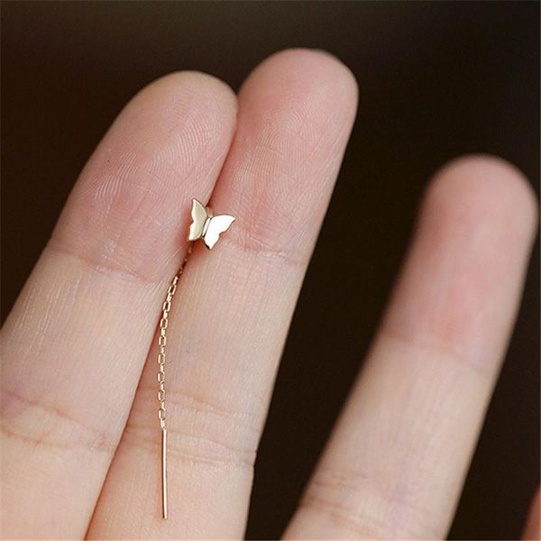 stud 925 sterling silver korean simple butterfly earrings for women 14k gold long u-shaped tassel fashion jewelry, Golden;silver
stud 925 sterling silver korean simple butterfly earrings for women 14k gold long u-shaped tassel fashion jewelry, Golden;silver