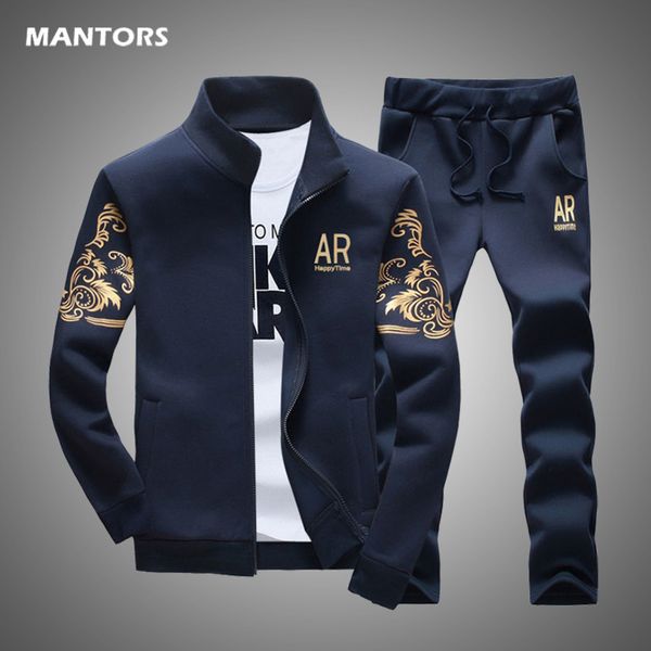 spring autumn 2021, 2-piece printed men's casual sportswear, zipper sweatshirt and training, Gray
spring autumn 2021, 2-piece printed men's casual sportswear, zipper sweatshirt and training, Gray