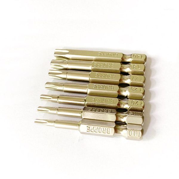7pcs 1/4" 50mm 5-point screwdriver bit set t10-t40 5-stars magnetic electric drill bits s2 torx screwdrivers power driver tools1
7pcs 1/4" 50mm 5-point screwdriver bit set t10-t40 5-stars magnetic electric drill bits s2 torx screwdrivers power driver tools1