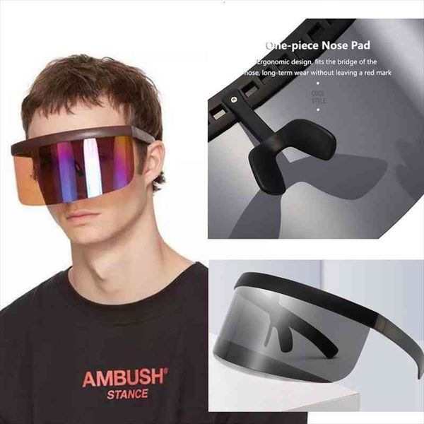 fashion sunglasses shield visor sunglasses one piece face shield sun glasses reflective mirror anti-peeping white frame eyeware, White;black
fashion sunglasses shield visor sunglasses one piece face shield sun glasses reflective mirror anti-peeping white frame eyeware, White;black