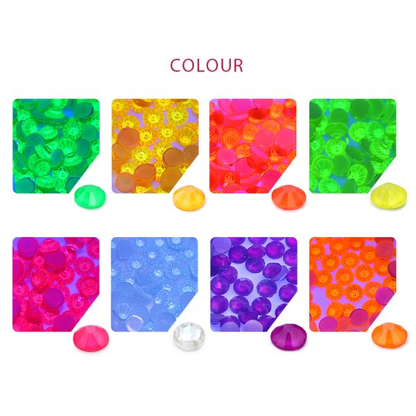 loose diamonds noctilucent rhinestones neon candy colors glue on/non ix rhinestone garment decorations, Black
loose diamonds noctilucent rhinestones neon candy colors glue on/non ix rhinestone garment decorations, Black