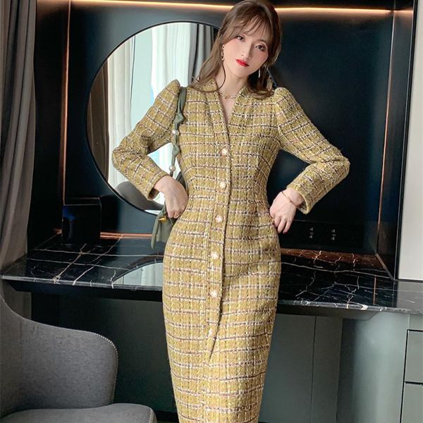 yellow elegant dresses for women 2020 party long sleeve singer breasted corset wrap bodycon plaid dress ladies autumn winter, Black;gray
yellow elegant dresses for women 2020 party long sleeve singer breasted corset wrap bodycon plaid dress ladies autumn winter, Black;gray