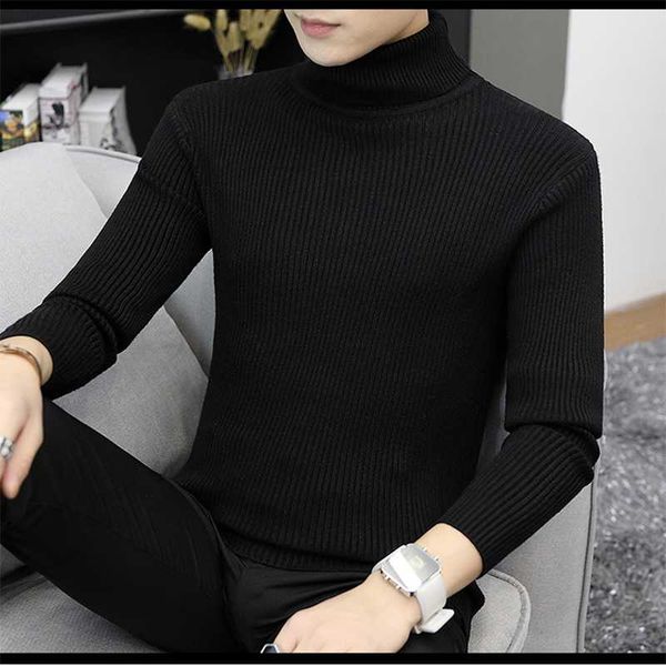 winter warm men's turtleneck sweaters solid color korean man casual knitter pullovers 2020 harajuku male sweaters, White;black
winter warm men's turtleneck sweaters solid color korean man casual knitter pullovers 2020 harajuku male sweaters, White;black