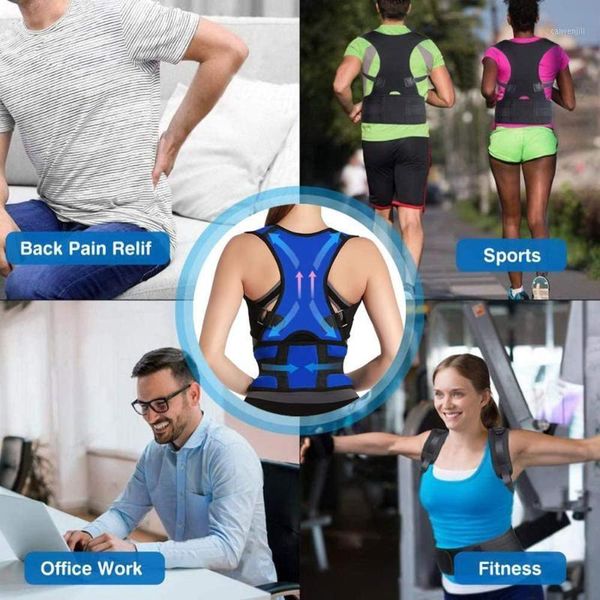xl xxl body-shape belt posture corrector brace adjustable shoulder upper back pain support intimate comfortable invisible1, Black;blue
xl xxl body-shape belt posture corrector brace adjustable shoulder upper back pain support intimate comfortable invisible1, Black;blue