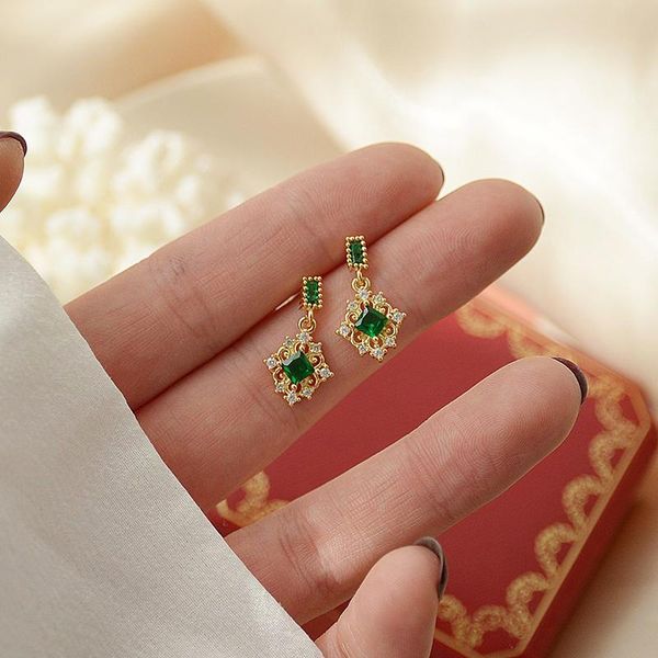 stud advanced rhombus earrings for women hire rs luxury jewelry inlaid zircon s925 needle fashion, Golden;silver
stud advanced rhombus earrings for women hire rs luxury jewelry inlaid zircon s925 needle fashion, Golden;silver