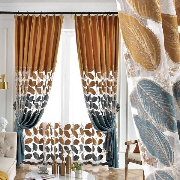 luxurious hollow-out gold leaf semi-blackout curtain for living room villa bedroom splice velvet fabric window drapes zh440h
luxurious hollow-out gold leaf semi-blackout curtain for living room villa bedroom splice velvet fabric window drapes zh440h