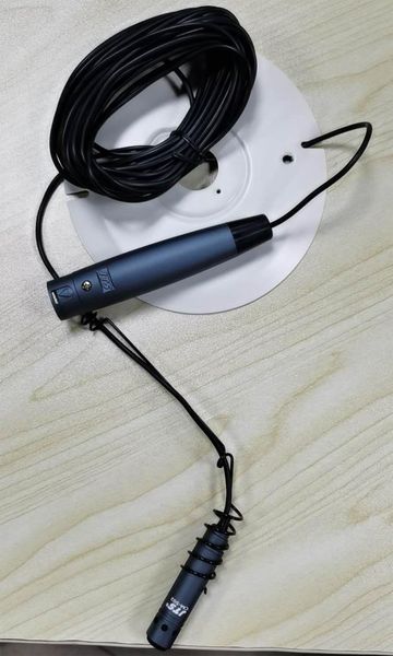 jts cm-502 condenser hanging microphone self-contained electronics eliminate need of external power modules
jts cm-502 condenser hanging microphone self-contained electronics eliminate need of external power modules
