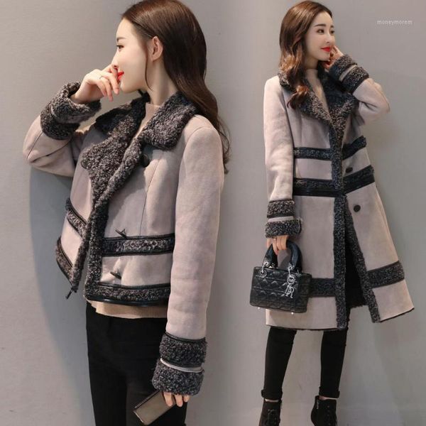 faux fur suede jacket women coat detachable plus velvet long jacket elegant slim thicken plus size long sleeve winter1, Black
faux fur suede jacket women coat detachable plus velvet long jacket elegant slim thicken plus size long sleeve winter1, Black