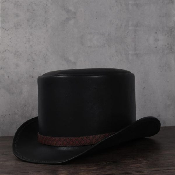 women men leather hat flat fedoras hat magic steampunk cosplay party cap dropshiping 3size 13cm, Blue;gray
women men leather hat flat fedoras hat magic steampunk cosplay party cap dropshiping 3size 13cm, Blue;gray