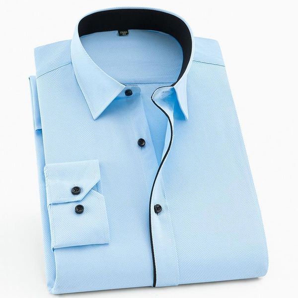 mens classic standard-fit long-sleeve dress shirt with contrast button-front placket striped /twill formal business basic shirts, White;black
mens classic standard-fit long-sleeve dress shirt with contrast button-front placket striped /twill formal business basic shirts, White;black