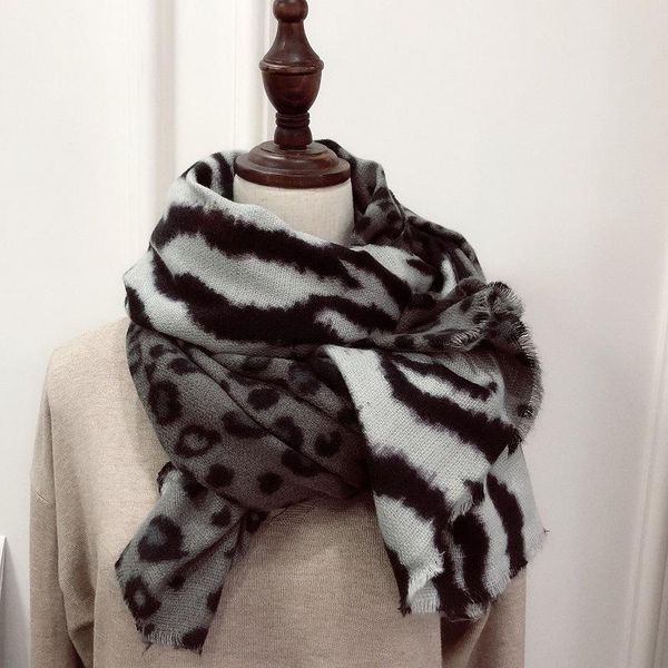 scarves leopard printed zebra trandy warmer winter fashion shawls luxury gift for women ladies knitting cashmere scarf, Blue;gray
scarves leopard printed zebra trandy warmer winter fashion shawls luxury gift for women ladies knitting cashmere scarf, Blue;gray