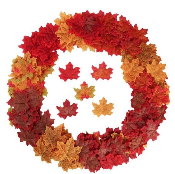 fall 500pcs home colored decora assorted artificial mixed 8cm maple leaves for weddings events and decorating
fall 500pcs home colored decora assorted artificial mixed 8cm maple leaves for weddings events and decorating